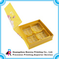 Custom Yellow Cardboard Luxury Gift Moon Cake Box Packaging